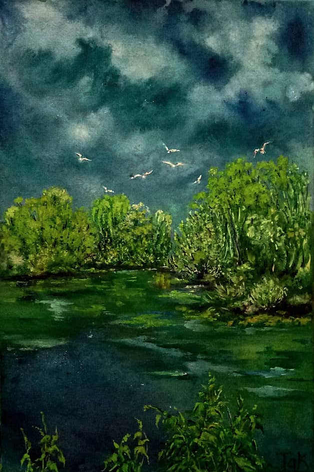 Грозовое небо мая. Родить грозу дано не каждой туче)