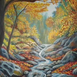 Горный ручей.