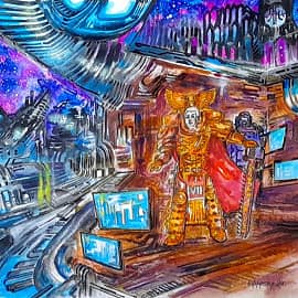 Рогал Дорн на борту "Фаланги".