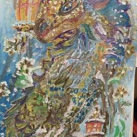 "Дракон с фонарями"