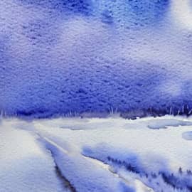 "Зимняя дорога".