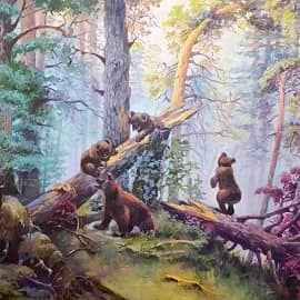 Утро в сосновом бору ( в.копия)