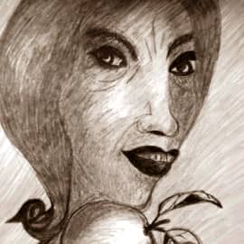 Змий с яблоком