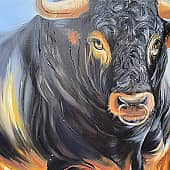 Телец (1), художник Чернова Ольга