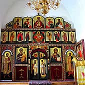 Иконостас придела Феодора Стратилата Лукьяновской Пустыни.