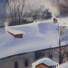 Утренний свет. Мороз