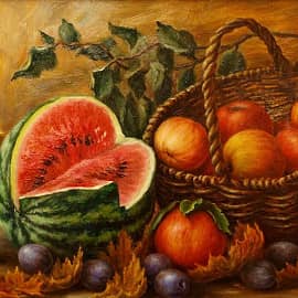 Натюрморт с арбузом