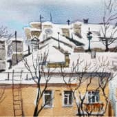 Московские крыши. Из серии