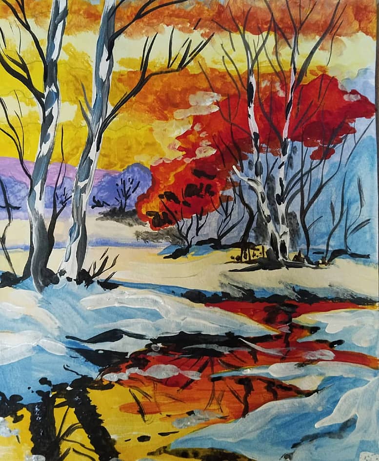 "Зимнее отражение"