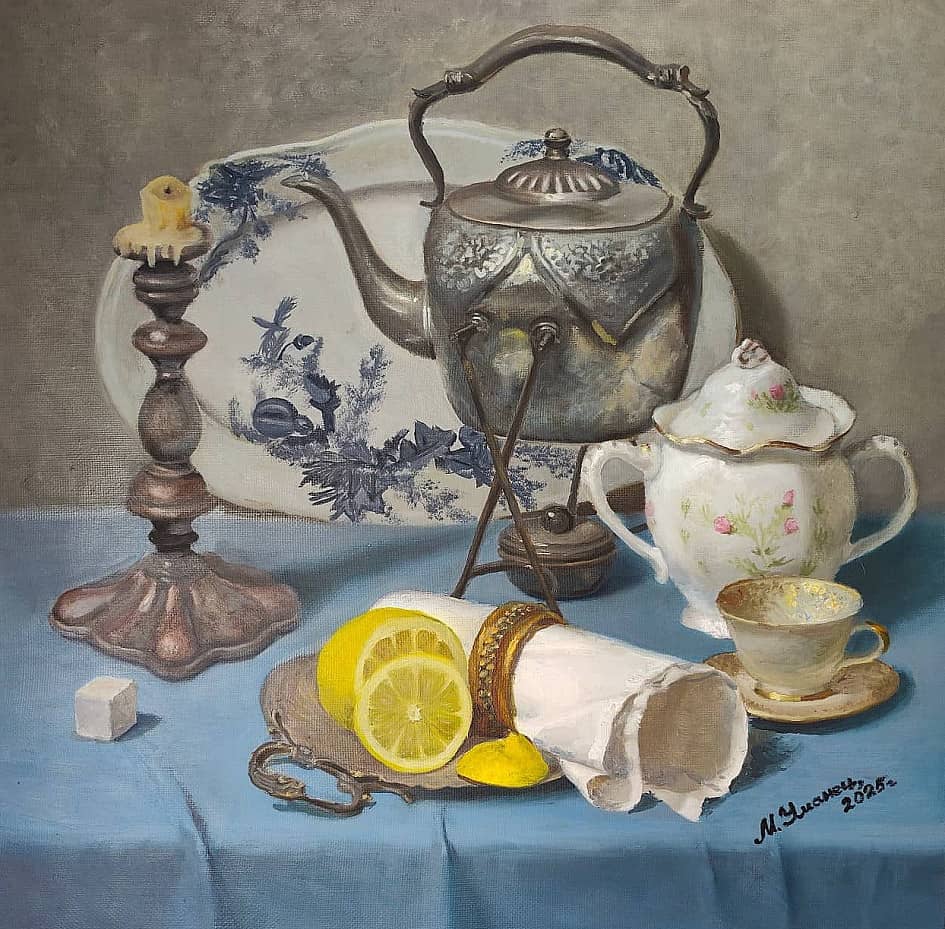 Симфония фарфора и серебра с лимонными нотками