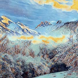 и горы вдали