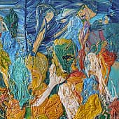 Картина Богатство и энергия цвета в природе Абстракция живопись Екатерина Лебедева художник (4), художник Екатерина Лебедева