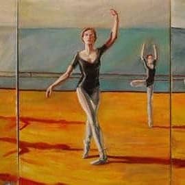 Балетный класс триптих.