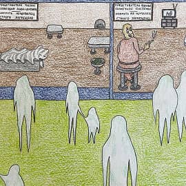 В зоопарке на Салатовой планете