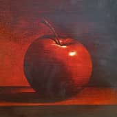 Огненное яблоко, художник Александр
