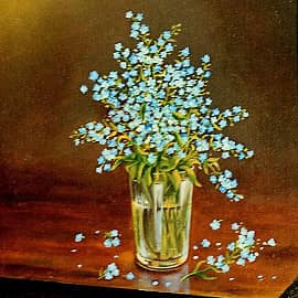 Незабудки в стакане  The Forget-Me-Not in a Glass