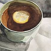 Чашка чая (1), художник Татьяна Константинова