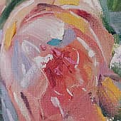 Розы в саду (1), художник Виктория Мисюряева