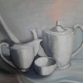 Белый натюрморт