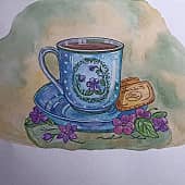 Чай с печеньем