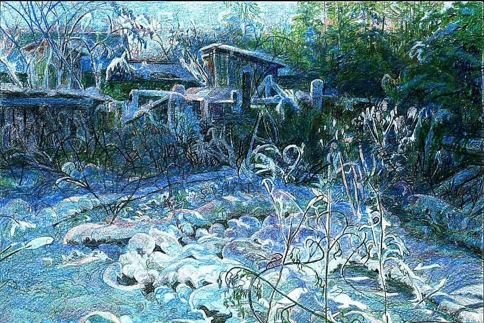Зимний вечер.