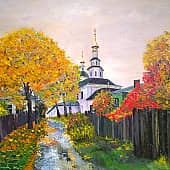 Свято-Вознесенский храм  в историческом центре Владимира