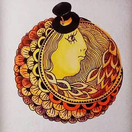 осень - луна