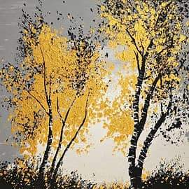 Две берёзы 2-25