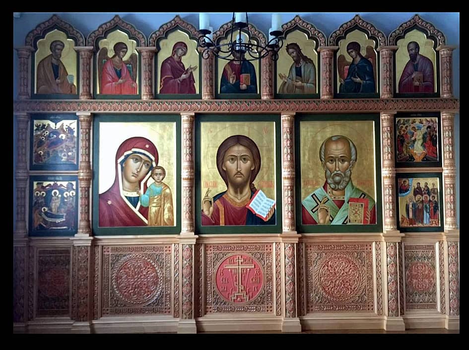 Иконы иконостаса Казанской часовни