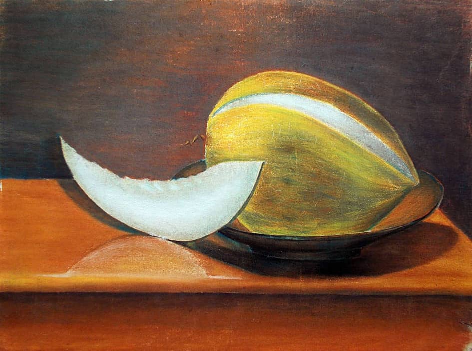 Натюрморт с дыней  Still life with a Melon