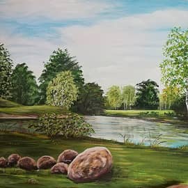 На берегу Дубны