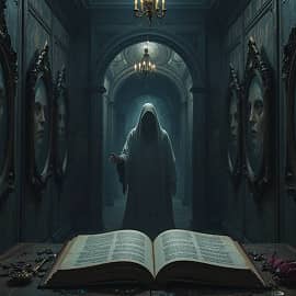 иллюстрация к стиху " Старый дом" ( Хэллоуин )