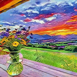 Полевые цветы.