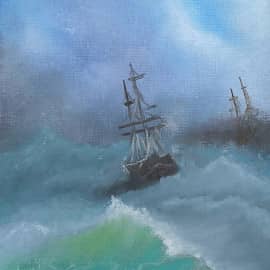 Шторм по Айвазовскому