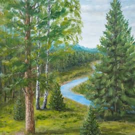 Лесные пригорки