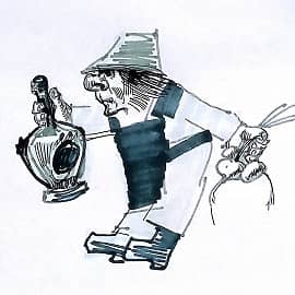 Иллюстрация к стихотворению "Зеленщик Мартин"