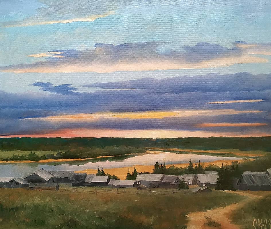 Мезень вечерняя. Малая Пысса.