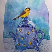 Зимняя синичка