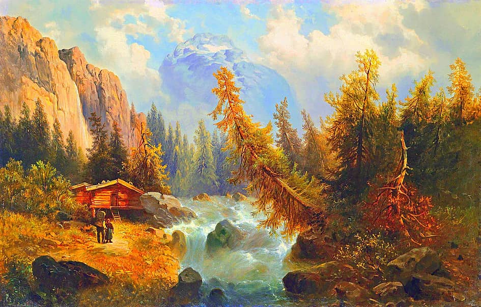 Горная река.