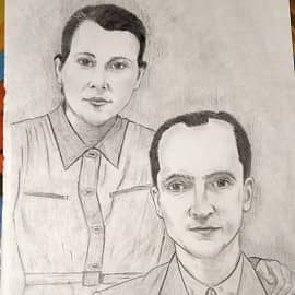 Мои родители. Обновлённый вариант. Фото 1958 года