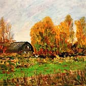 Деревенская осень.