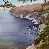 Море зимой. Бухта Теляковского. (1), художник Лариса Жилинска