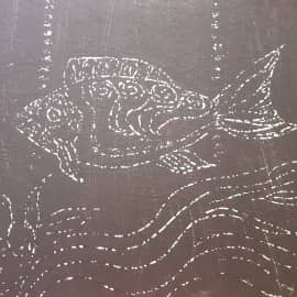 Рыбка (Граттаж)