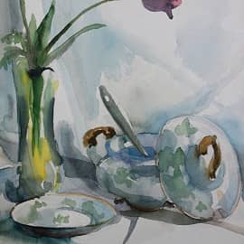 Белый натюрморт