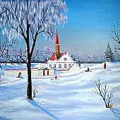 Зимний день у Приоратского дворца