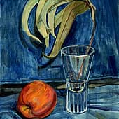 Этюд с ветвью эвкалипта