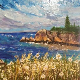 Ромашки в заливе