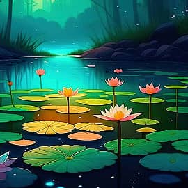 Вечерний пруд