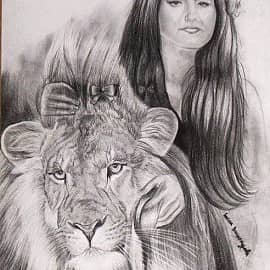 Портрет таджикской девушки Дили на заказ, или Парикмахерша