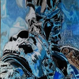 Картина из игры Warchraft "Arthas"